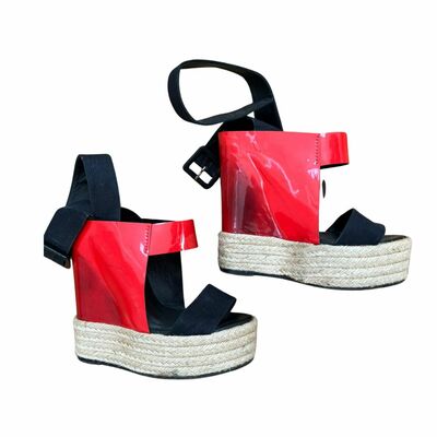 Zpanxa Womens Sandals Half-trawl Surface Breathable Women's Sandals Casual  Lazy Slippers Hollow Walking Shoes Wedge Sandals for Women Black 36 