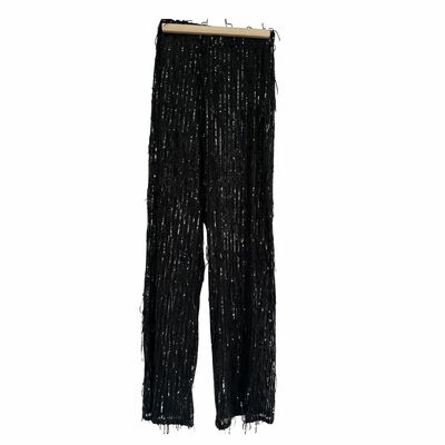 Kai D Utility — British Striped Wool Trousers - Deep Brown - 30, 32, 34