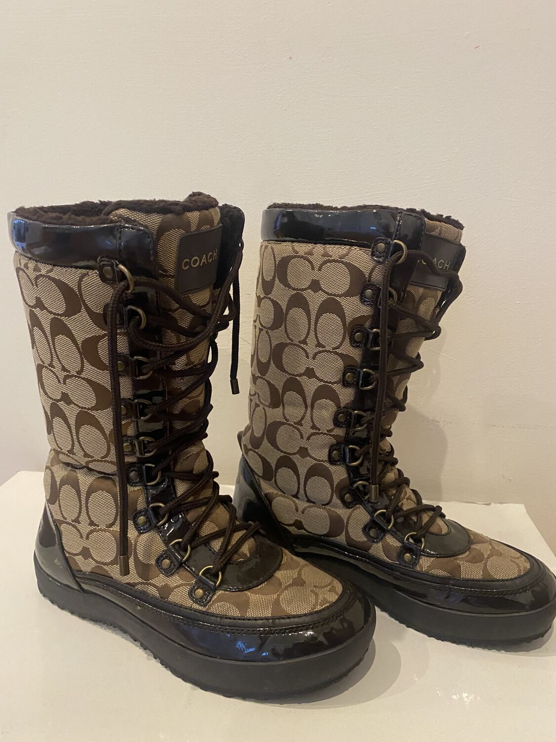 Coach snow boots on hot sale sale