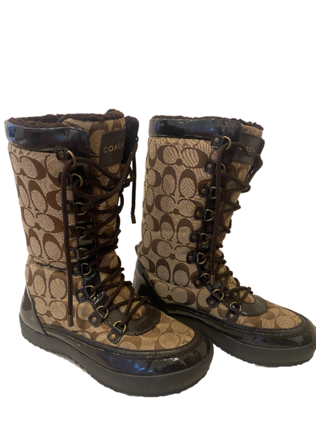 Snow boots Coach 37 buy pre owned at 100 EUR