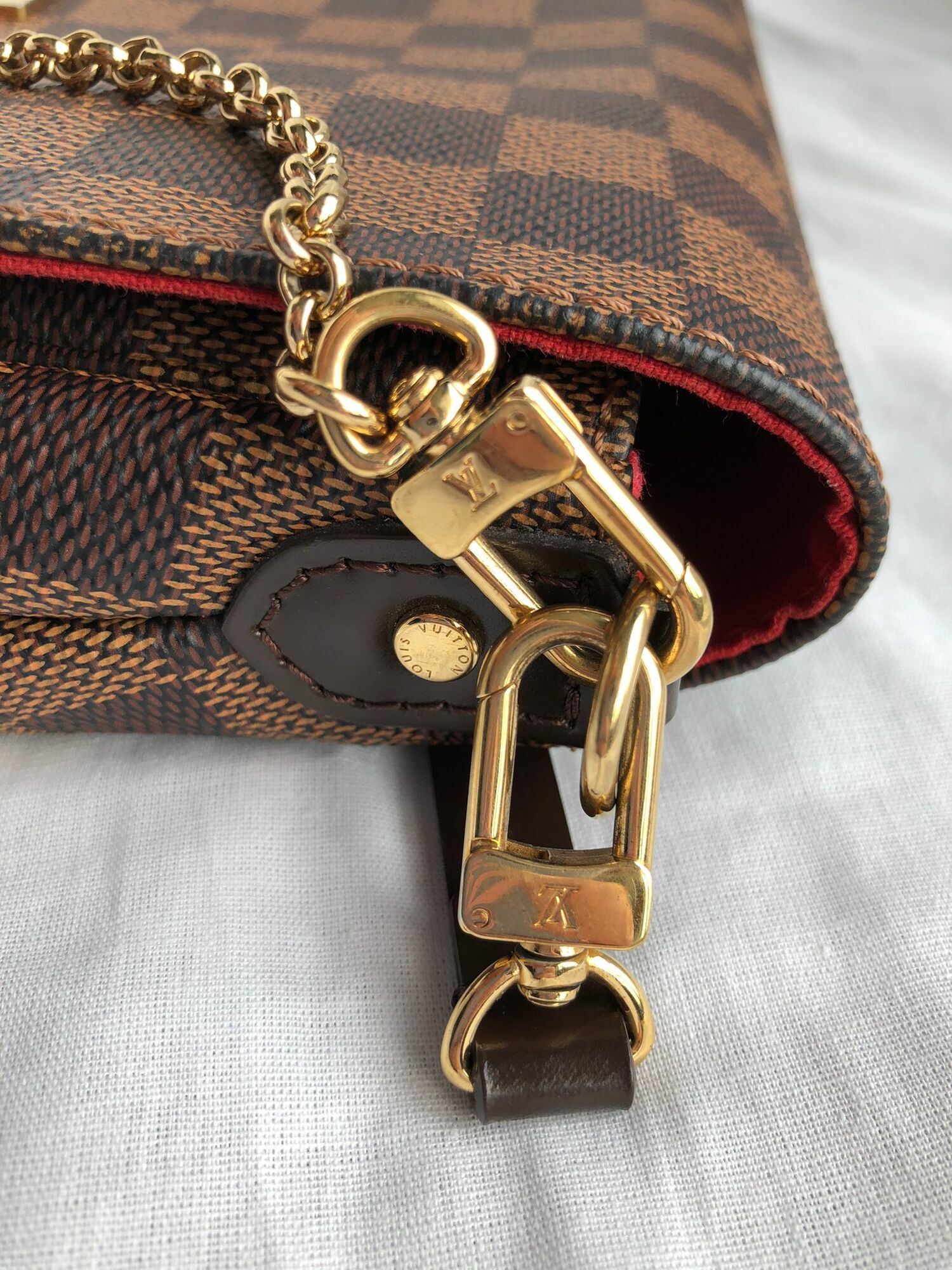 Louis Vuitton Keep it Bracelet Size 17 Damier Ebene