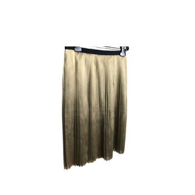 Hush metallic pleated shop skirt bronze