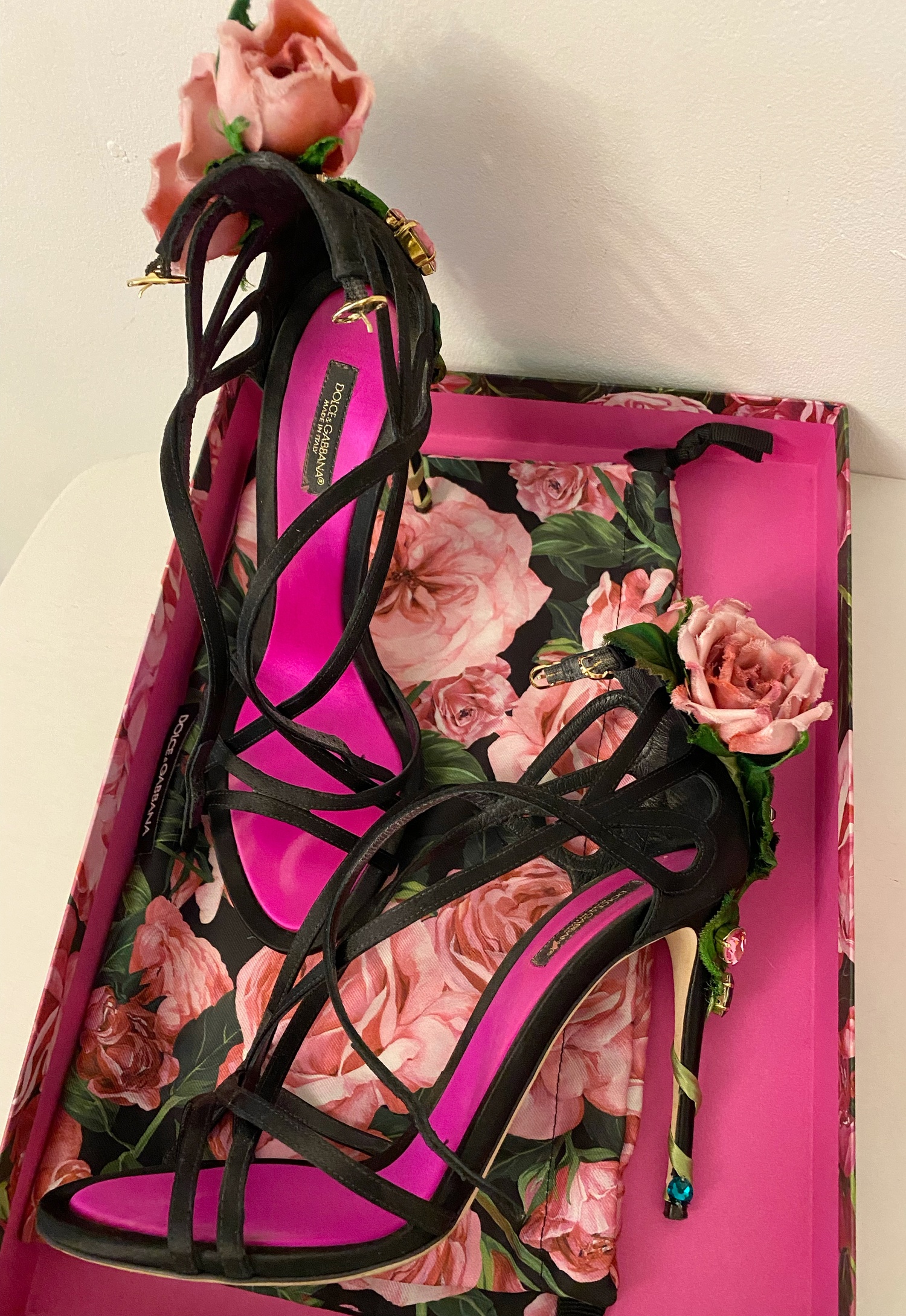 DG lace slingback pumps in black - Dolce Gabbana | Mytheresa