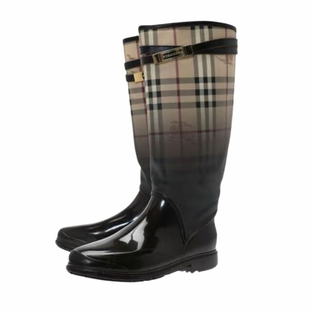 Burberry waterproof boots best sale