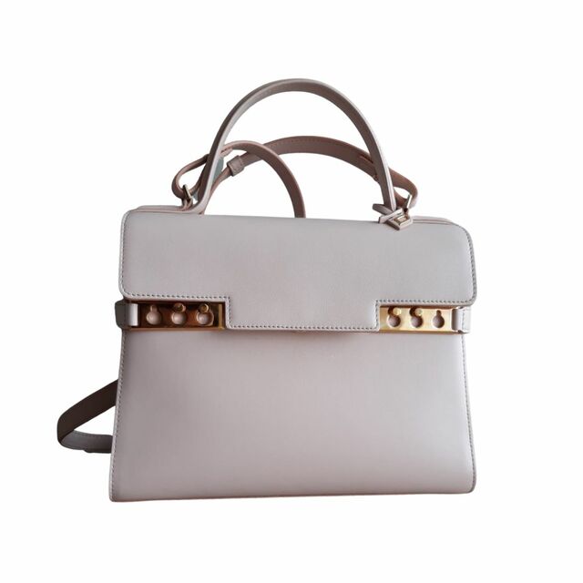 Delvaux Tempete Micro Patent Bag - Neutrals Handle Bags, Handbags