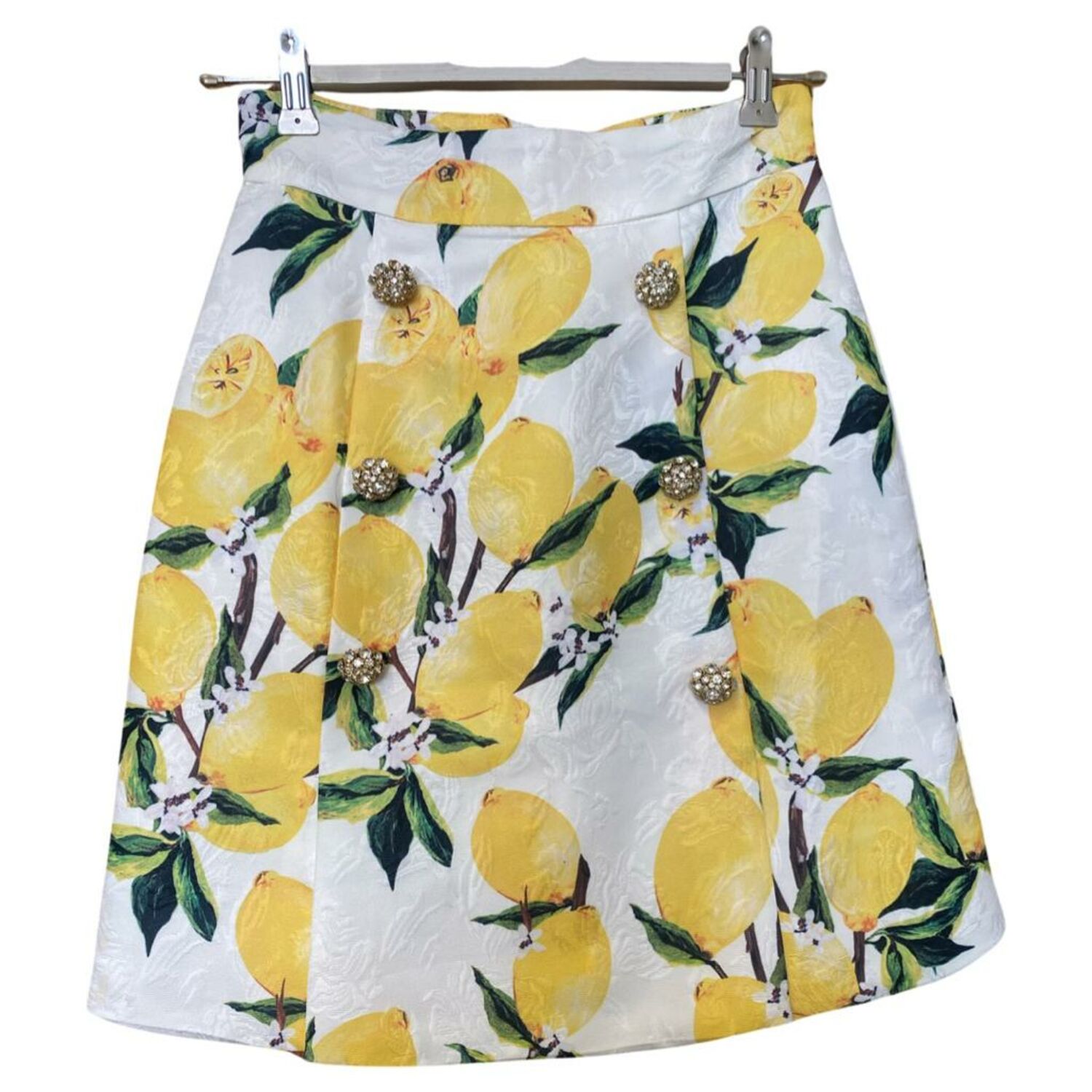 Dolce and clearance gabbana lemon skirt